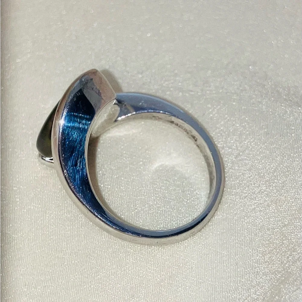 Cultured Pearl Sterling Silver Ring - Picture 7 of 8
